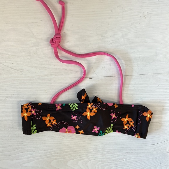 NWOT Brown Hawaiian Wahine Triangle Bikini Kids - Picture 5 of 6